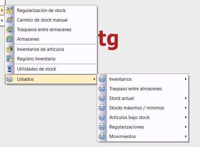 tg stock listados