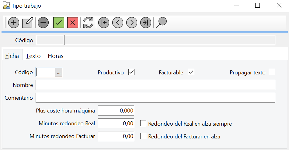 tg tipo trabajo ficha